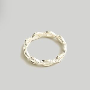 Madewell silver size 6 Demi-Fine Watch Chain Ring
